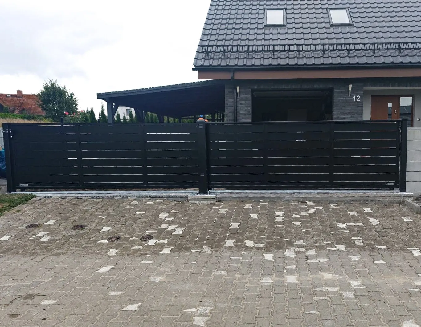Bramy przesuwne bez przeciwwagi podwójne Gdańsk