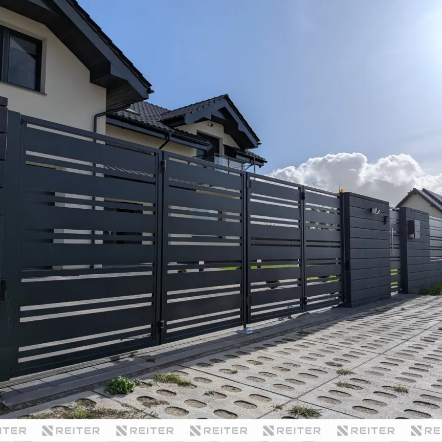 Brama harmonijkowa oszczędzająca miejsce