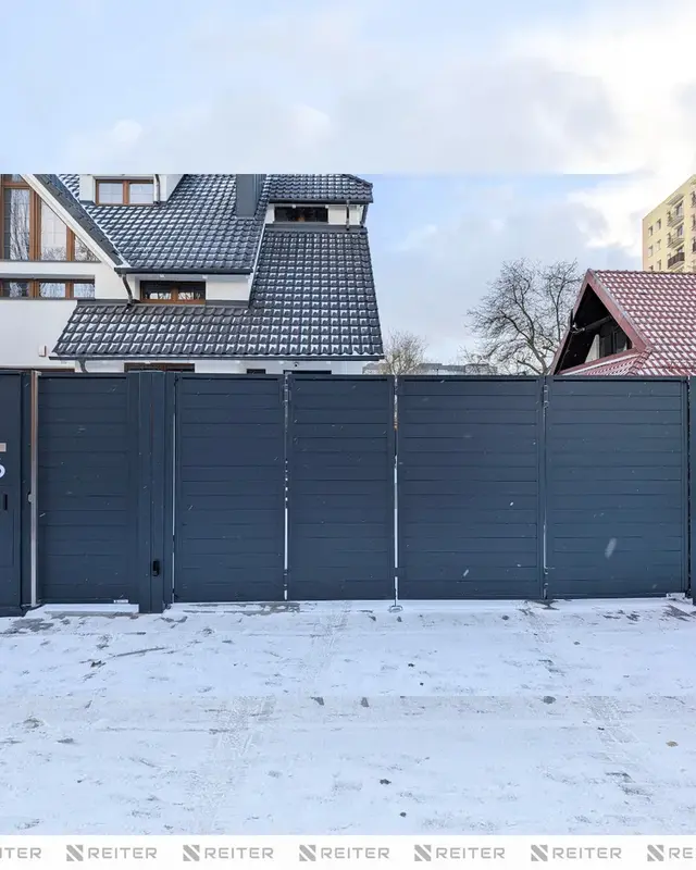 25 ogrodzenie pelne aluminiowe gdansk szczecinska przymorze male brama harmonijkowa skladana