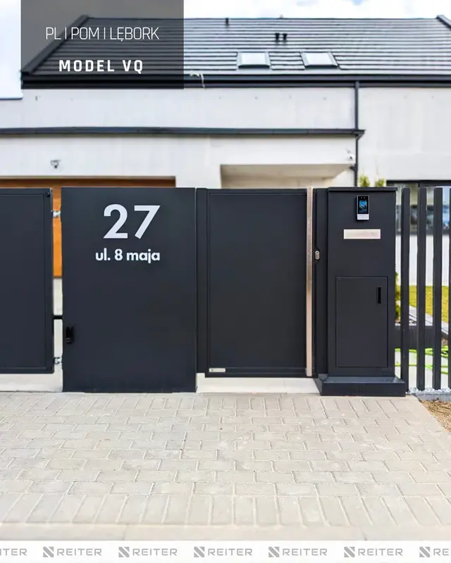 27 lebork ul 8 maja ogrodzenie nowoczesne grzebieniowe