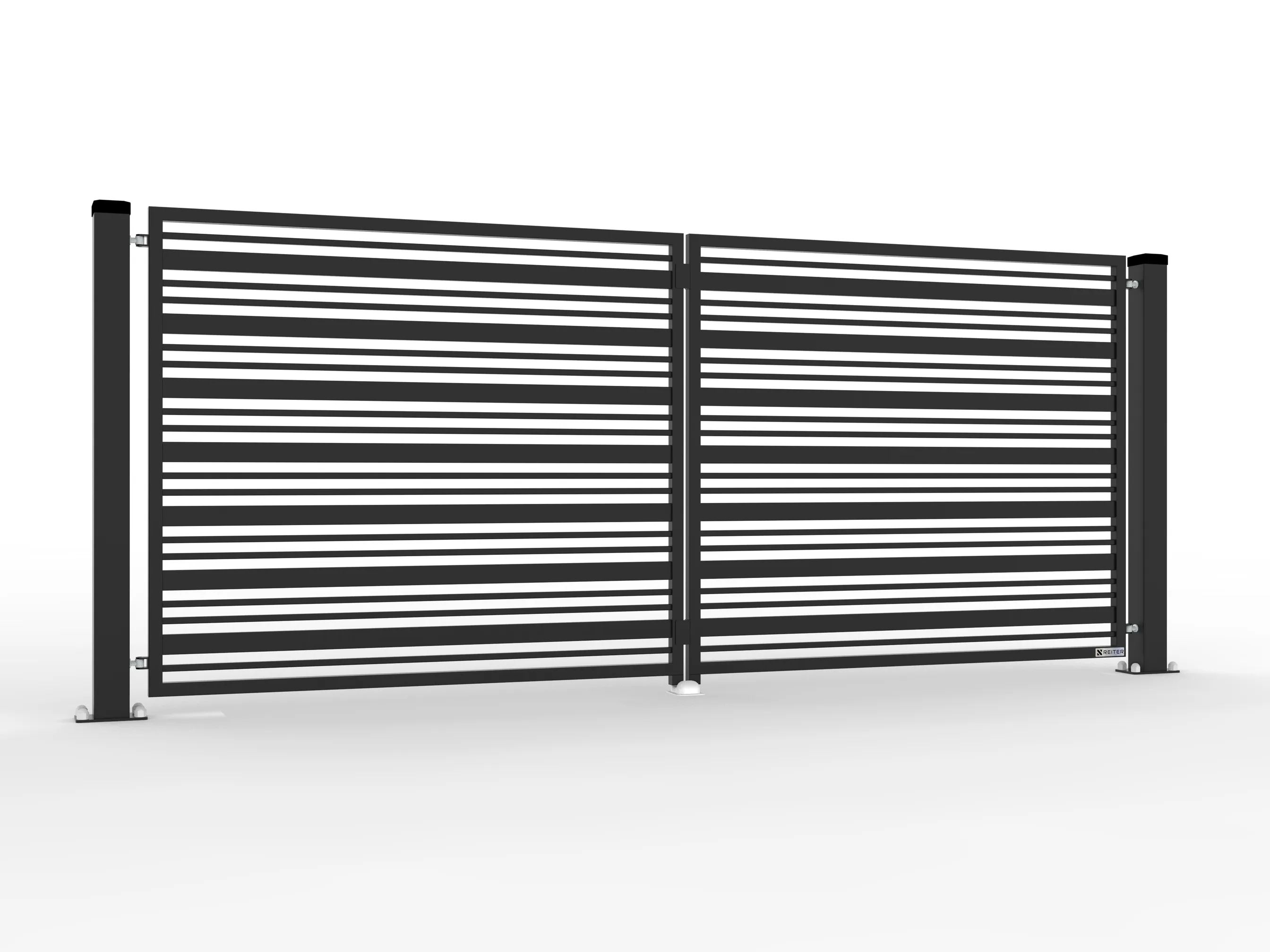 Model A4 - Brama dwuskrzydłowa na wymiar