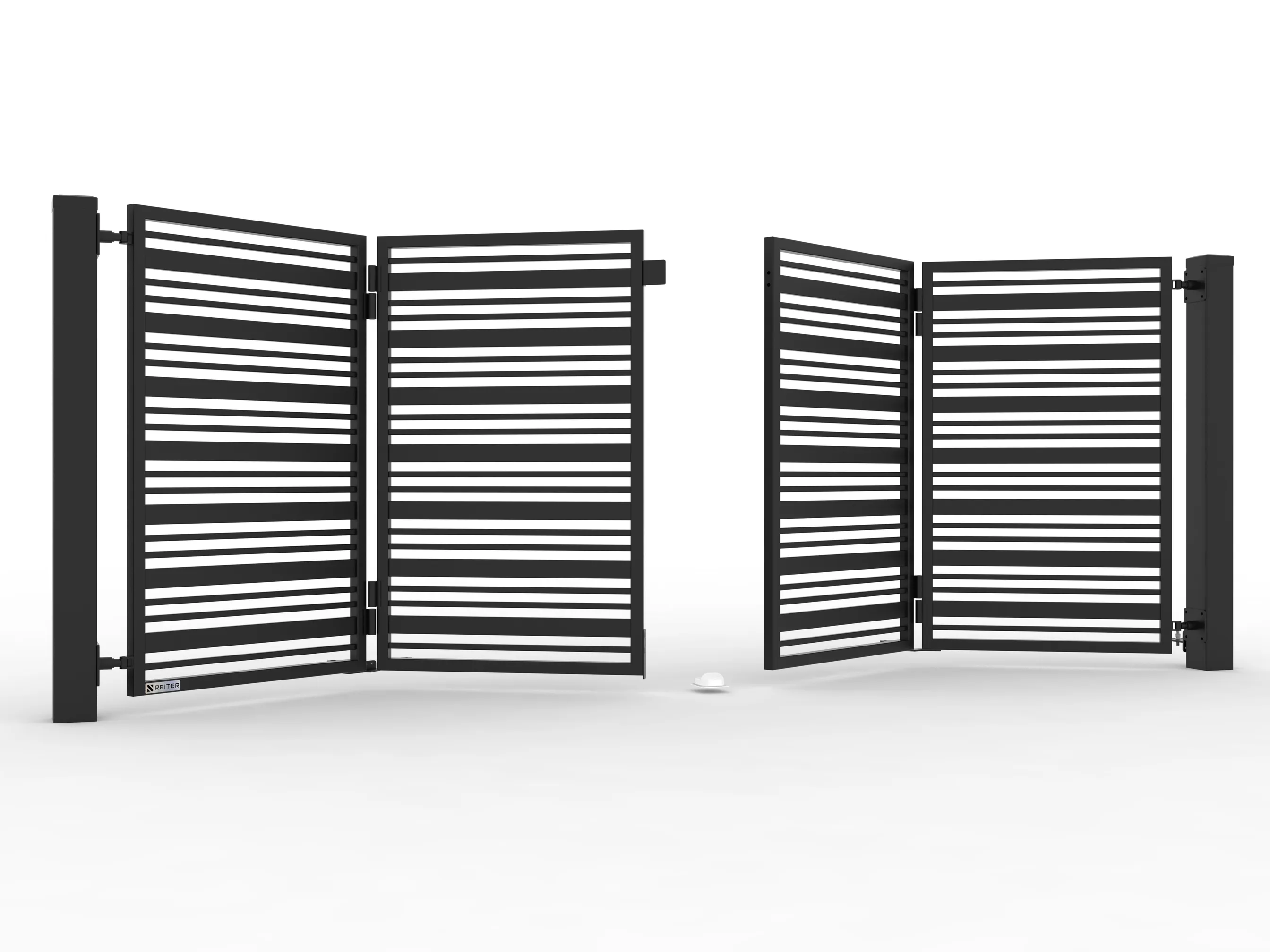 Model A4 - Brama harmonijkowa na wymiar