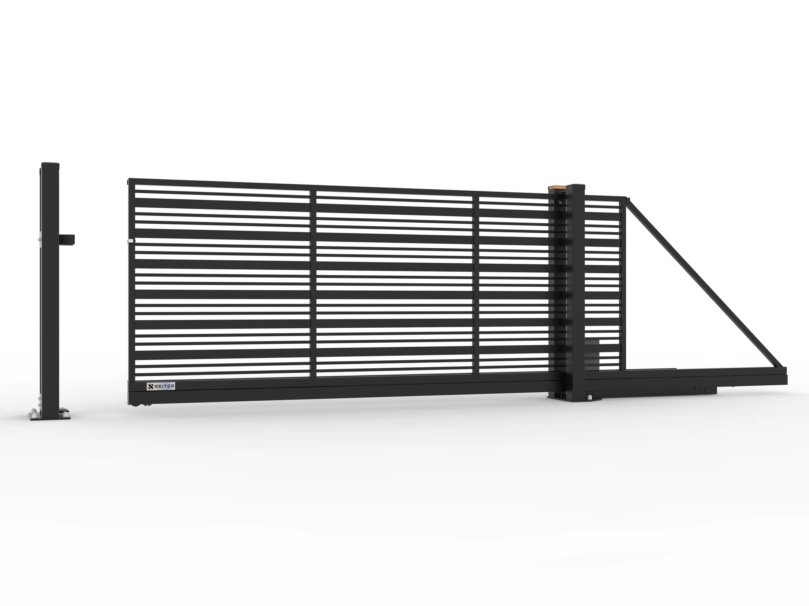 Model A4 - Brama przesuwna na wymiar