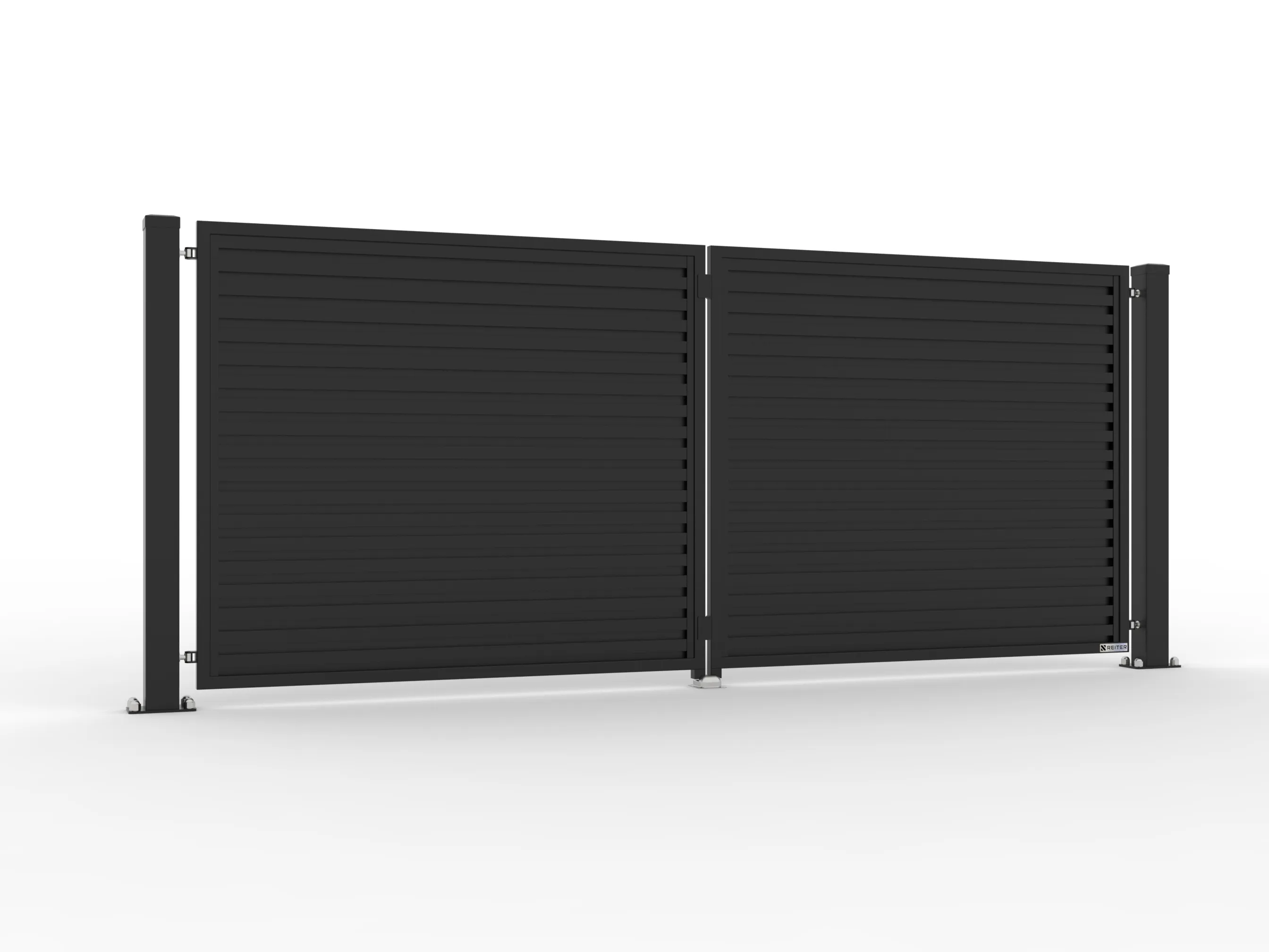 Model AX - Brama dwuskrzydłowa na wymiar