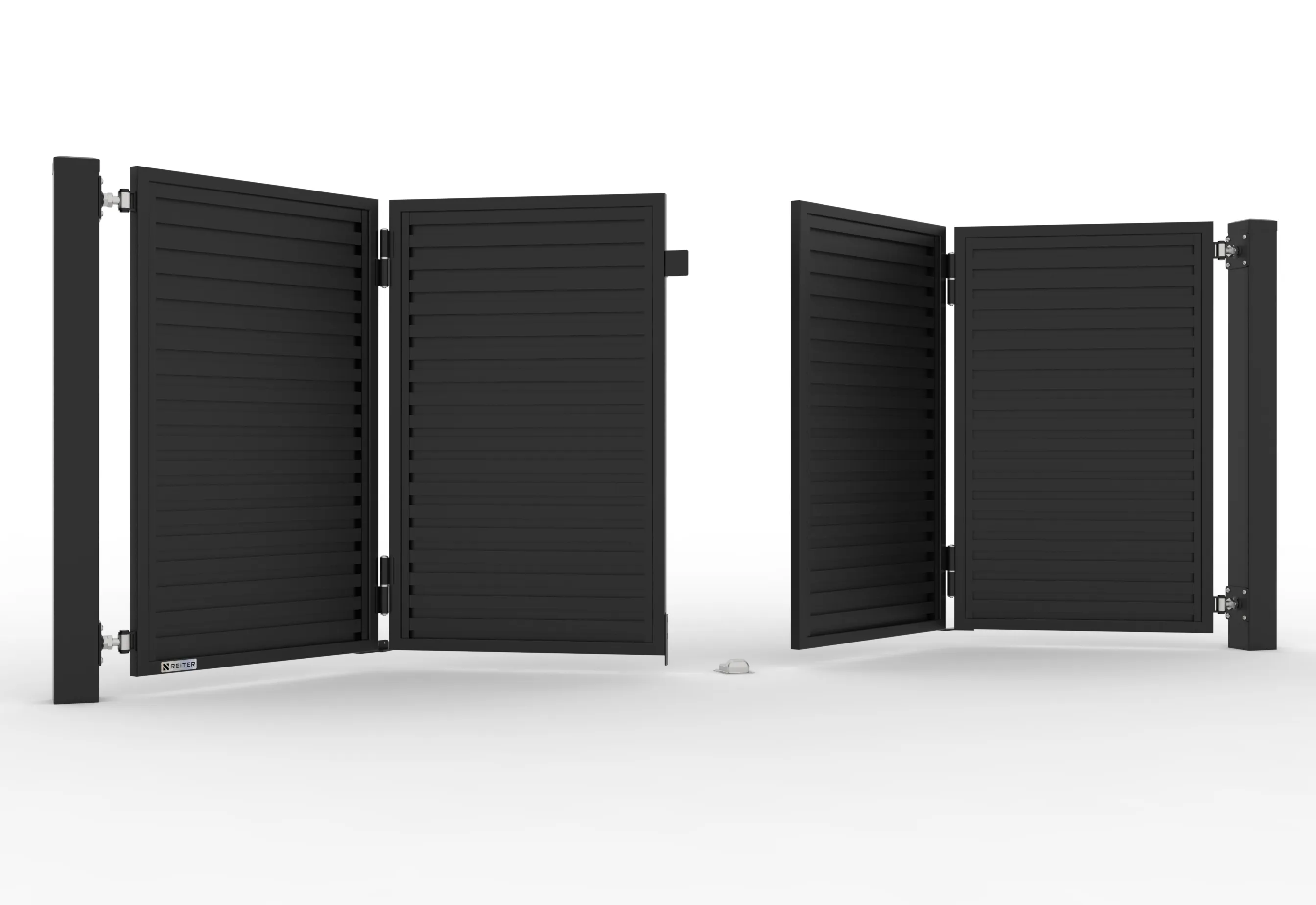 Model AX - Brama harmonijkowa na wymiar