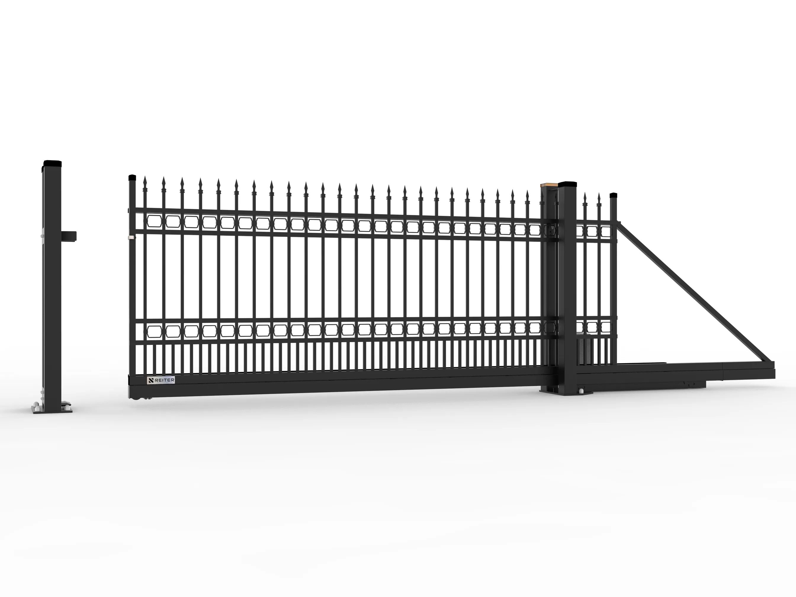 Model CC - Brama przesuwna na wymiar