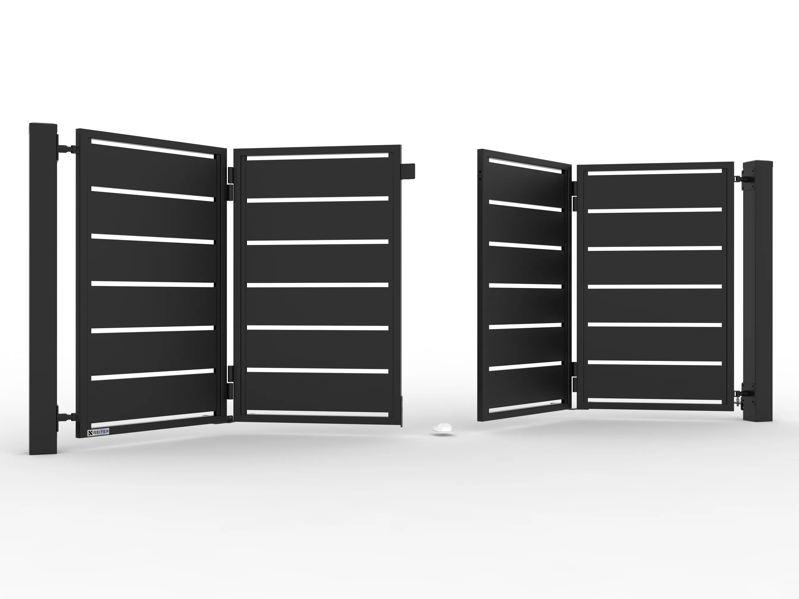 Model E - Brama harmonijkowa na wymiar