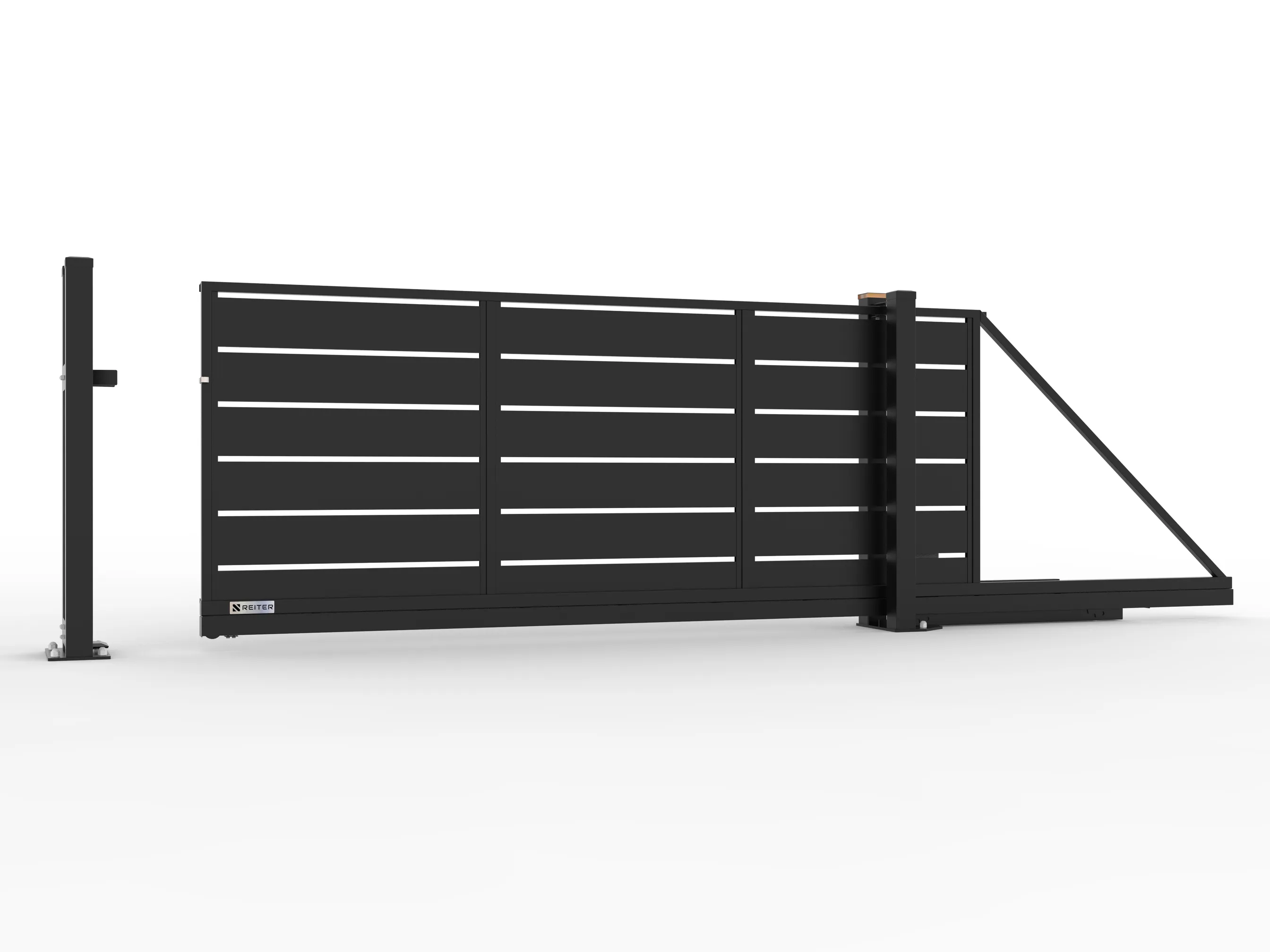 Model E - Brama przesuwna na wymiar