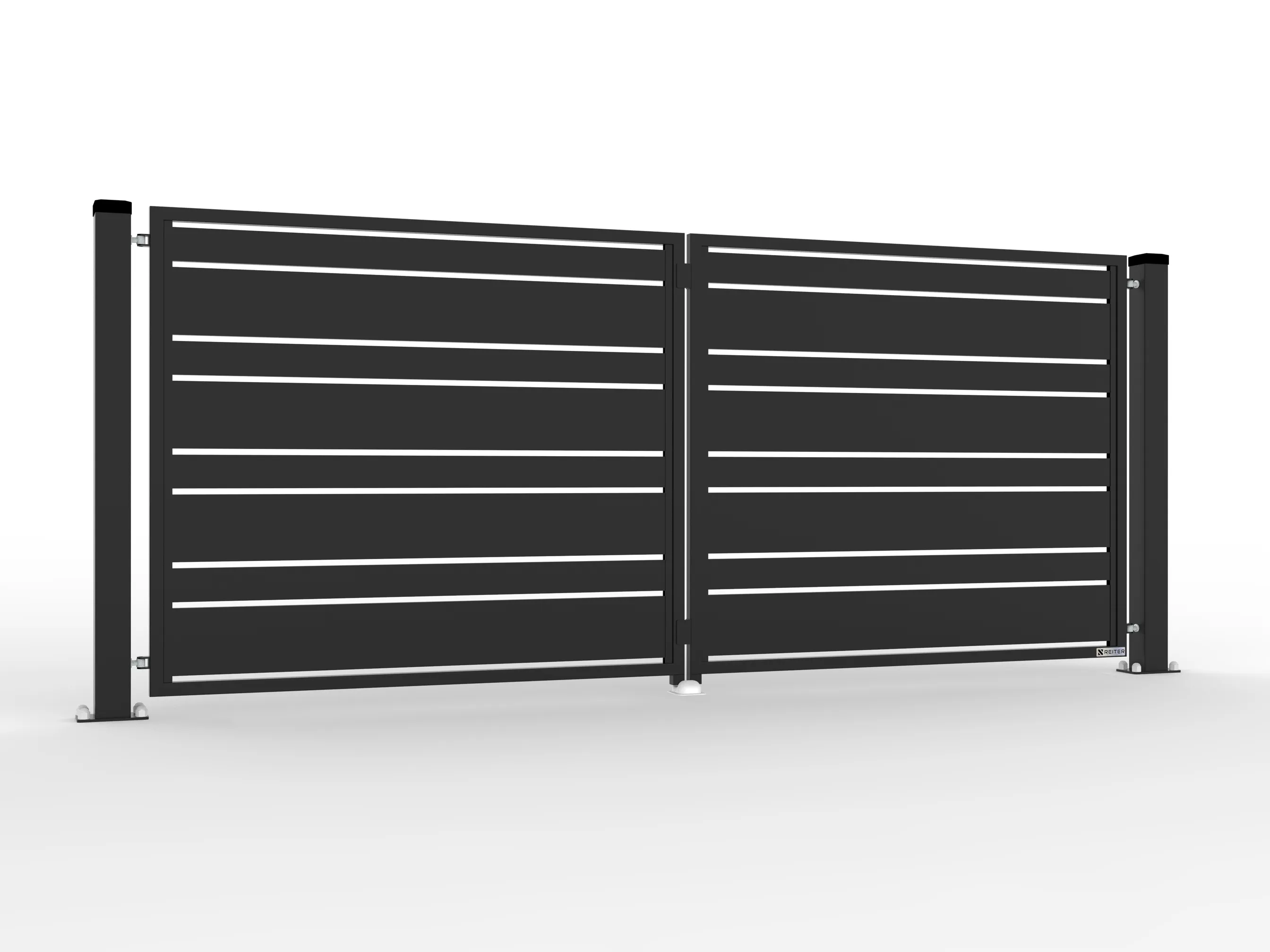 Model E2 - Brama dwuskrzydłowa na wymiar