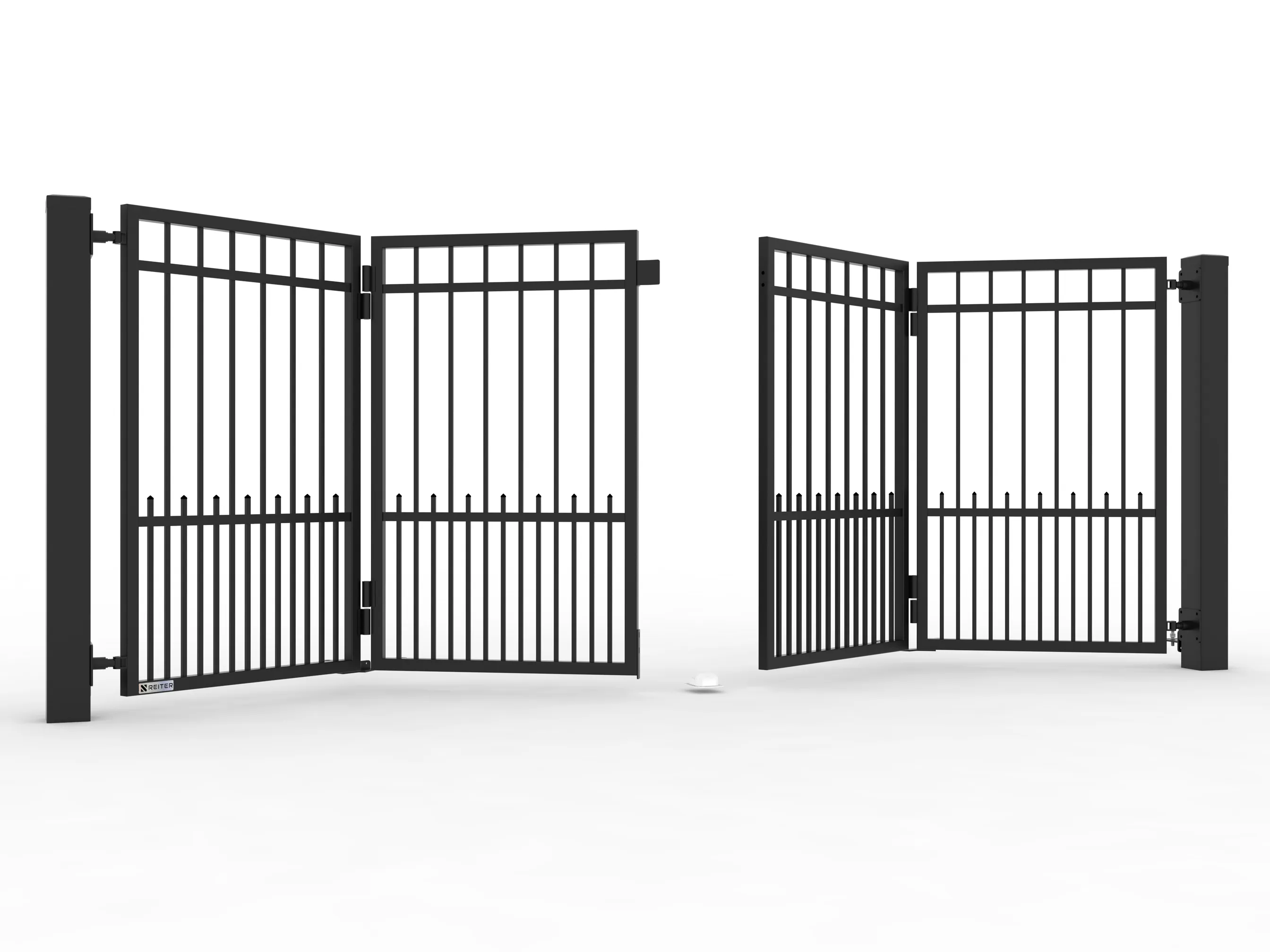 Model H - Brama harmonijkowa na wymiar