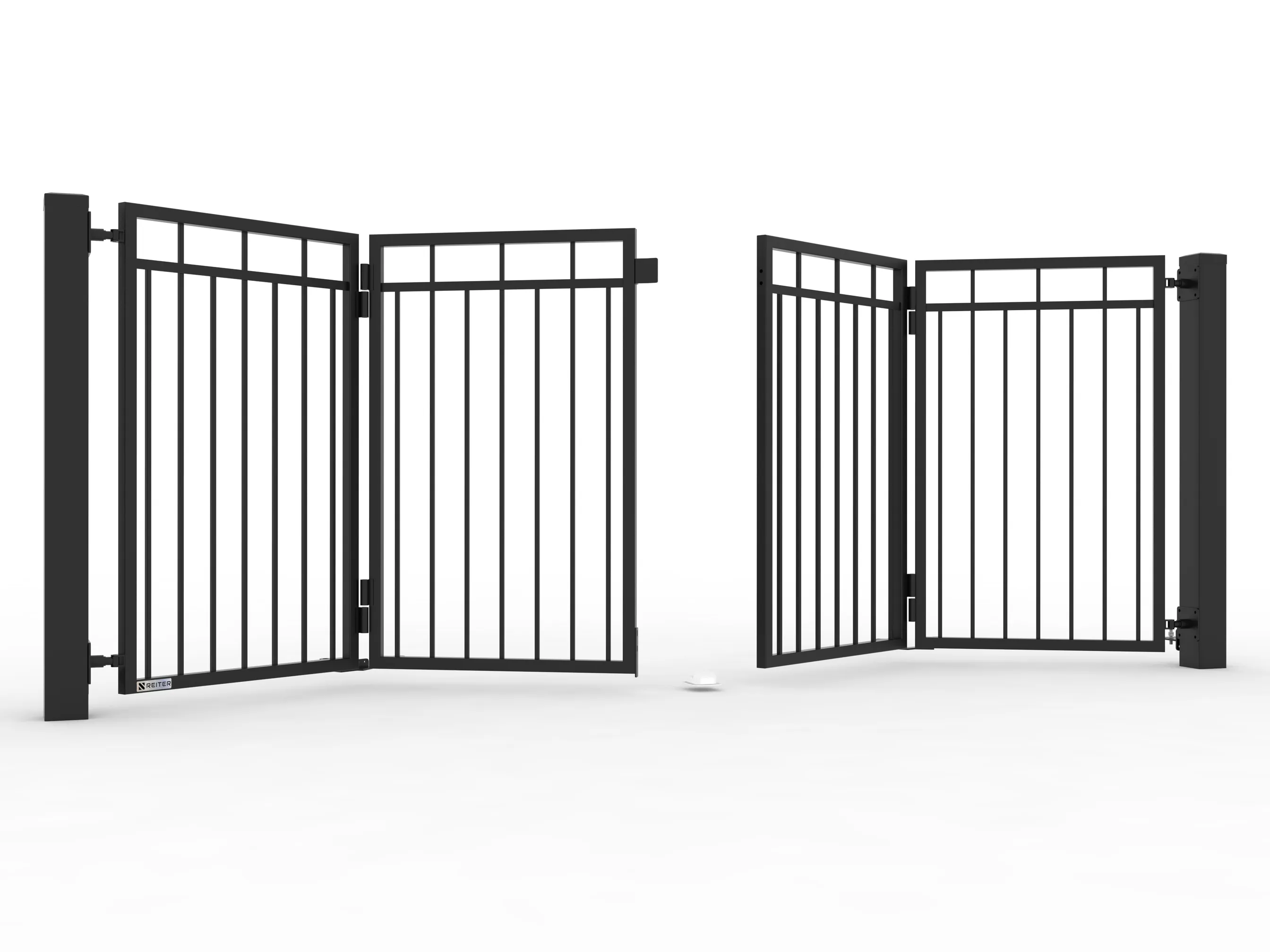 Model H2 - Brama harmonijkowa na wymiar