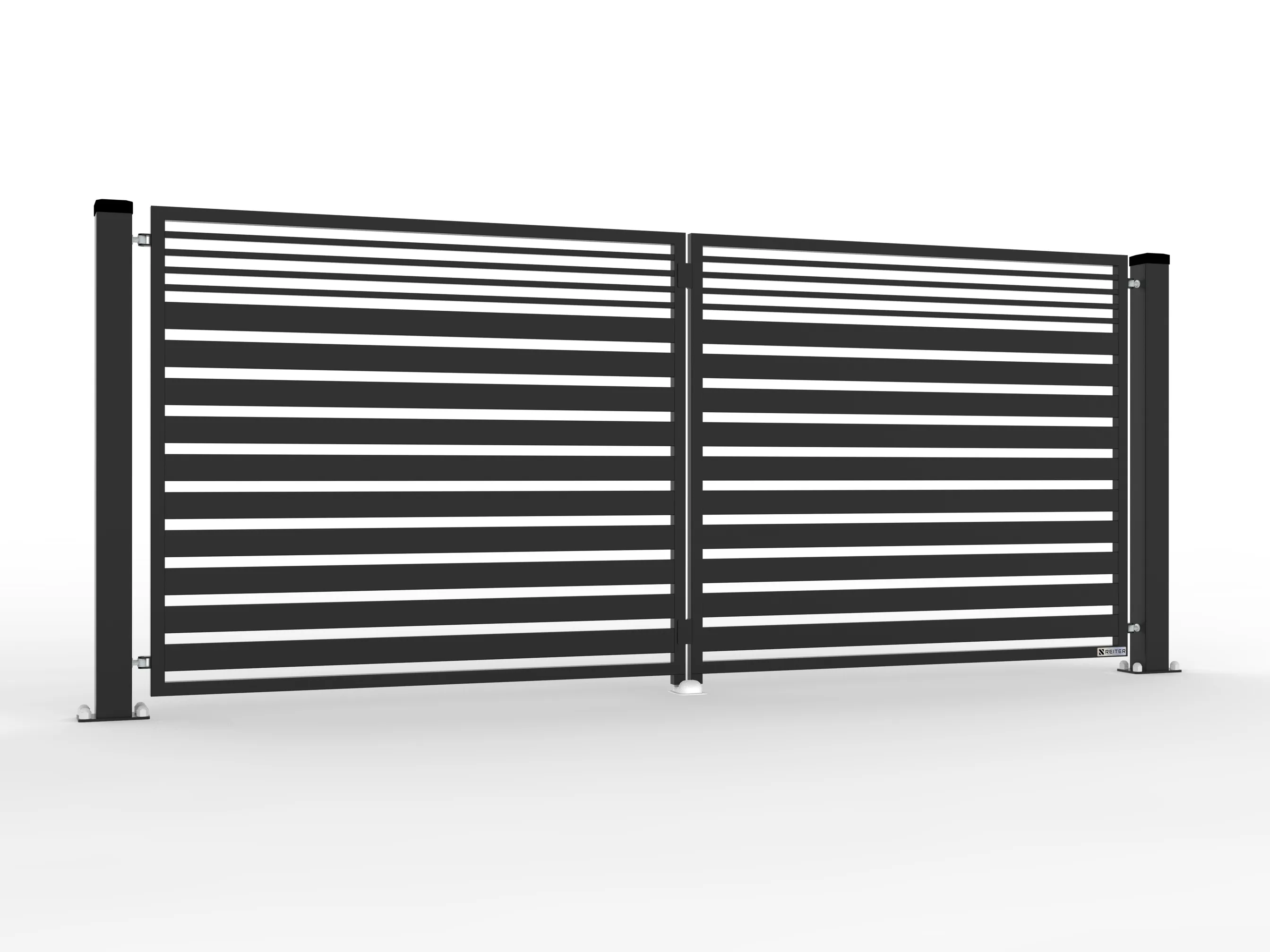 Model K - Brama dwuskrzydłowa na wymiar