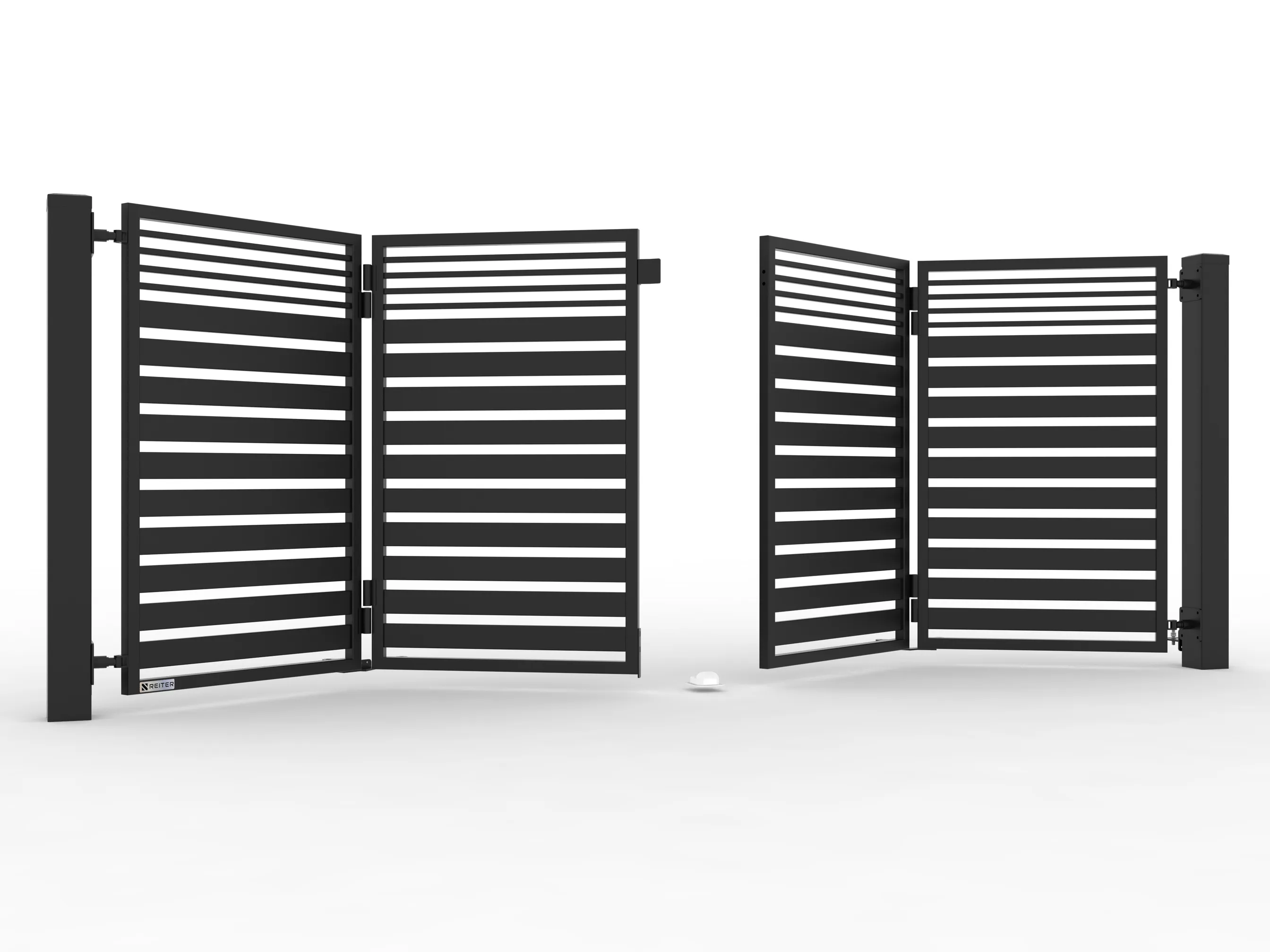 Model K - Brama harmonijkowa na wymiar