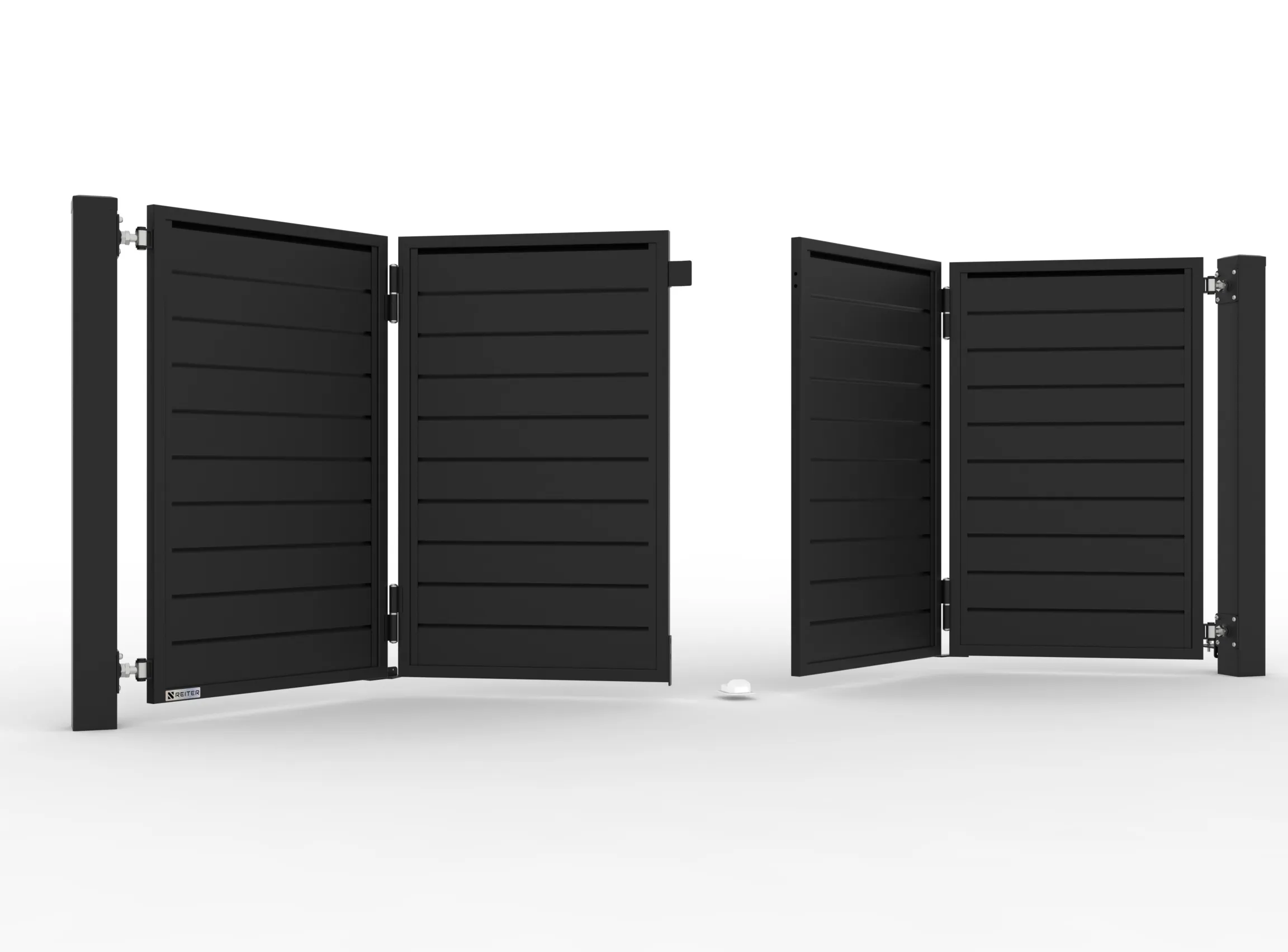 Model U - Brama harmonijkowa na wymiar