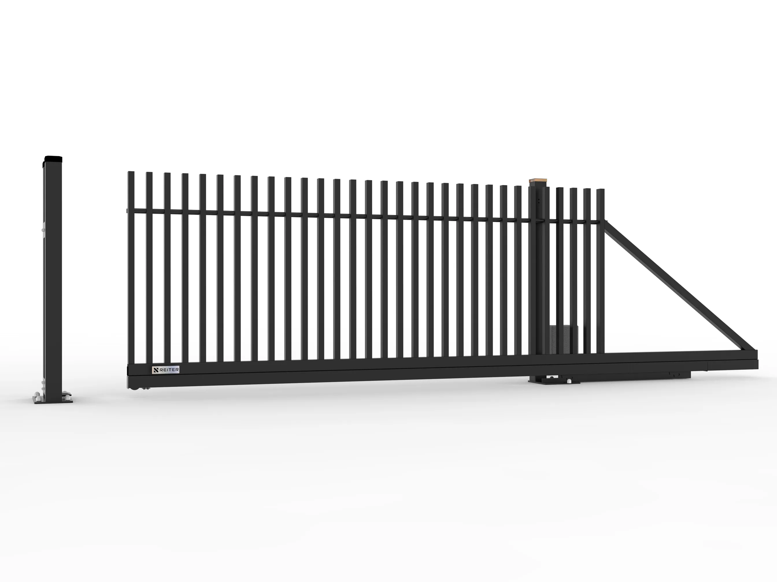 Model V - Brama przesuwna na wymiar