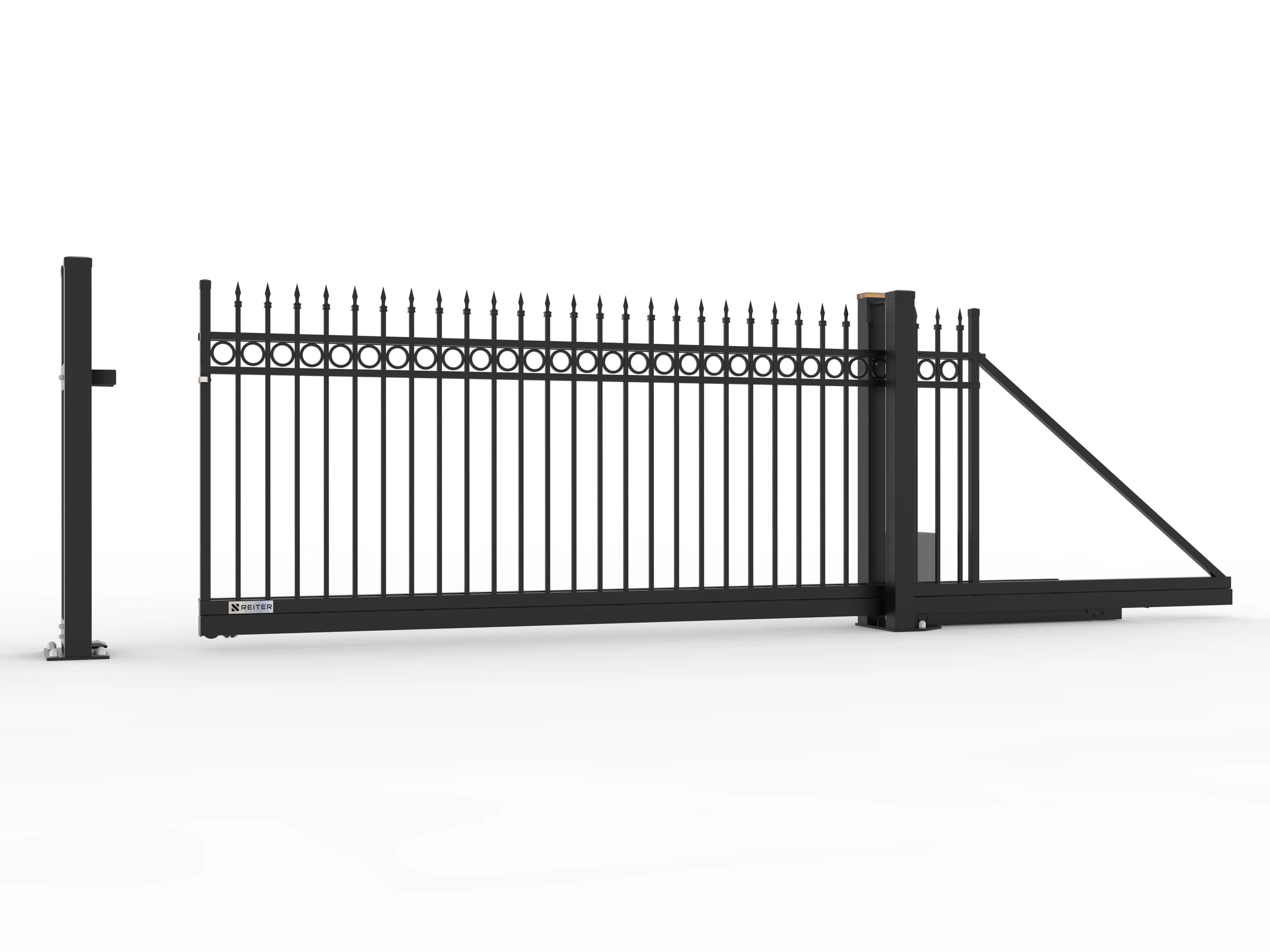 Model W - Brama przesuwna na wymiar